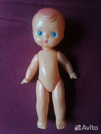 Кукла СССР целлулоид 35см