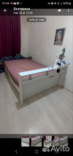 Кровать с ящиками на колесах