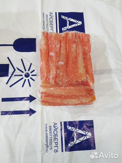 Мясо краба(фаланга) в вакууме 1 кг