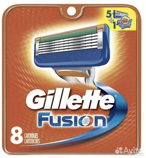 Лезвия для бритья Gillett Fusion и Proglide