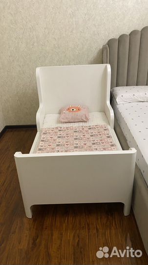 Детская кровать IKEA раздвижная(Бусунге)