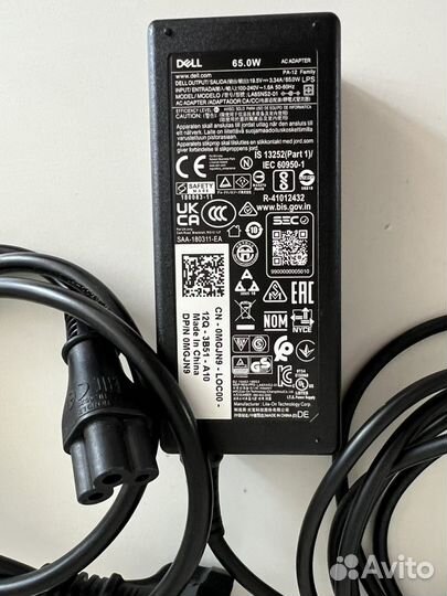 Блок питания (зарядка) для ноутбука Dell 19.5V