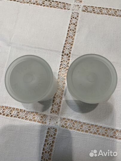 К 23 февраля Стаканы набор 2 шт матовое стекло