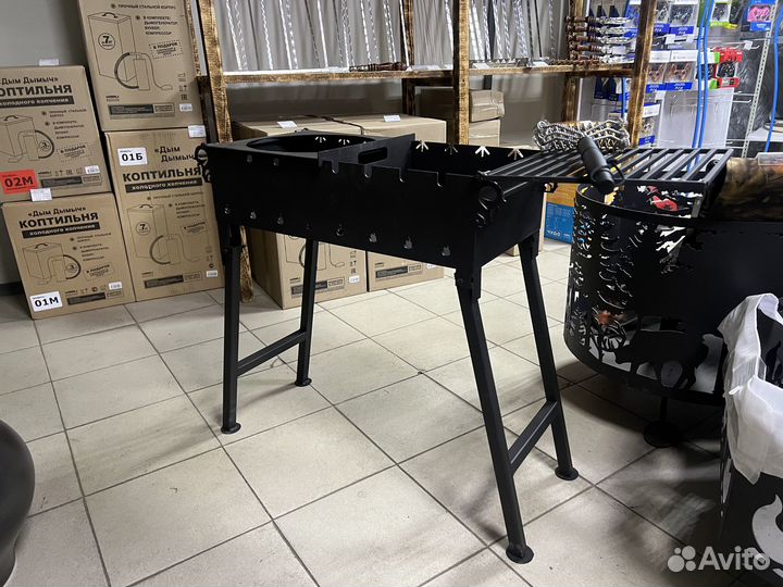 Мангал комбинированный+щетка