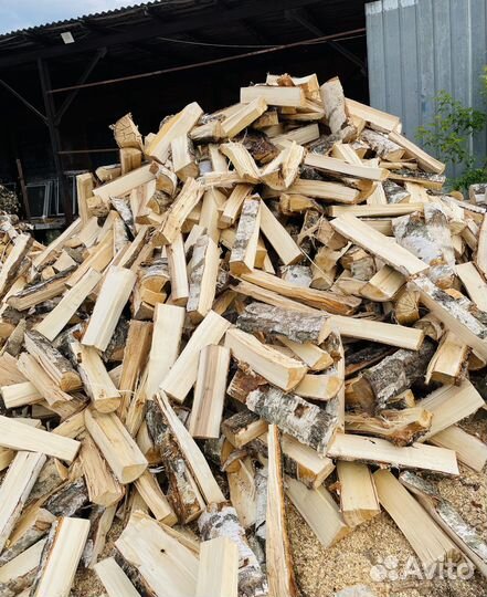 Дрова березовые светлые vggv/49
