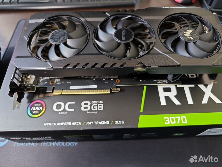 Видеокарта RTX 3070 TUF gaming oc 8gb