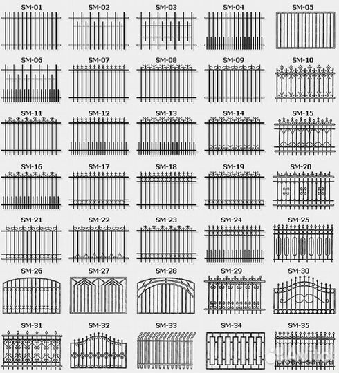 Заборы, ограждения