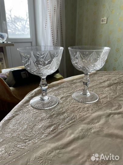 Креманки хрустальные