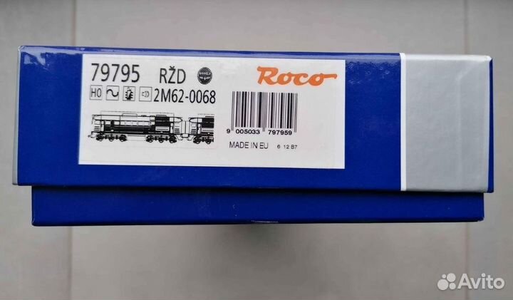 Roco 79795 HO AC Двухсекционный тепловоз 2М62 ржд