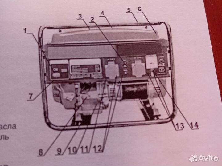 Генератор бензиновый220вольт