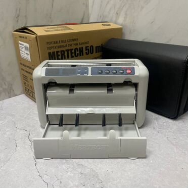 Портативный счетчик банкнот Mertech 50 Mini с АКБ