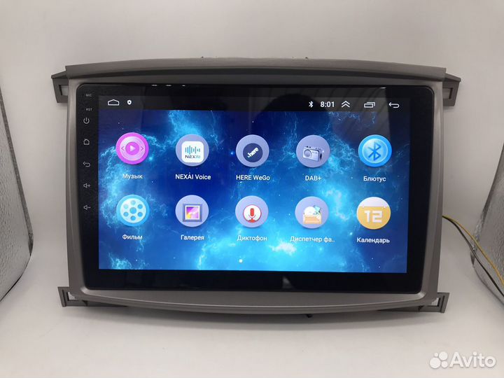 Магнитола Toyota Land Cruiser 100 Android 1+16