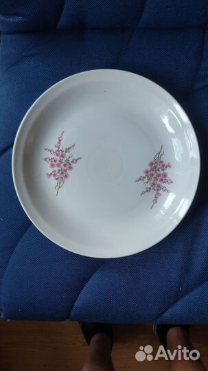 Большое Керамическое блюдо 35х3,5 см