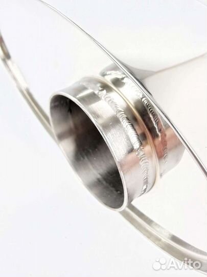 Глушитель прямоточный из нержавеющей стали ss304