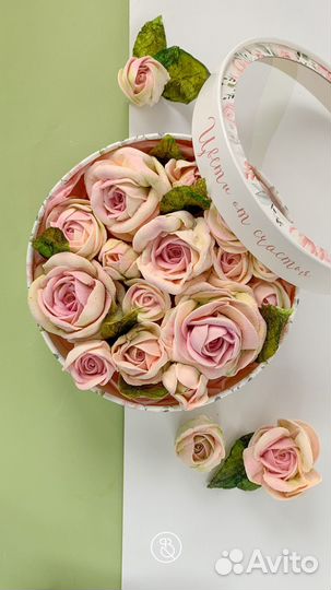 Букет из зефира, зефирные цветы, розы