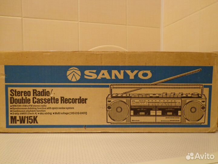 Магнитола sanyo M-W15K