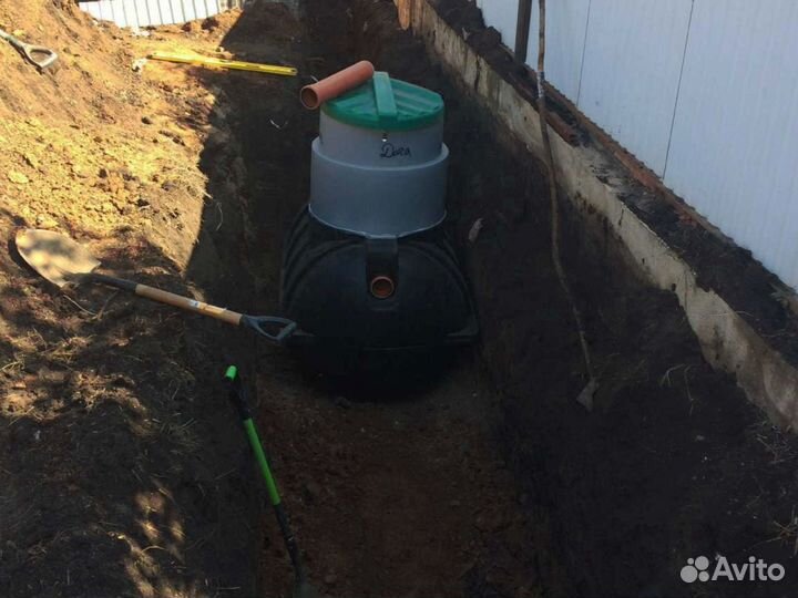 Септик эко Альфа 8 с переливом