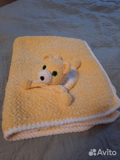 Мягкая игрушка с пледом