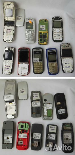 Nokia старые неисправные (разные, см. список+ фото