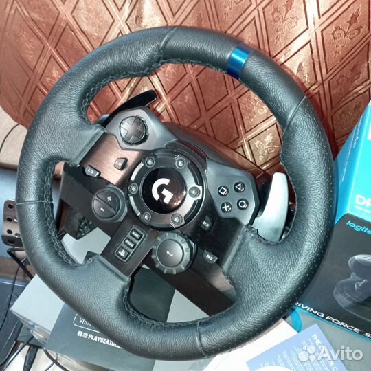 Руль Logitech g923 + кпп driving force shifter