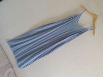 Платье сарафан летнее голубое 40-42