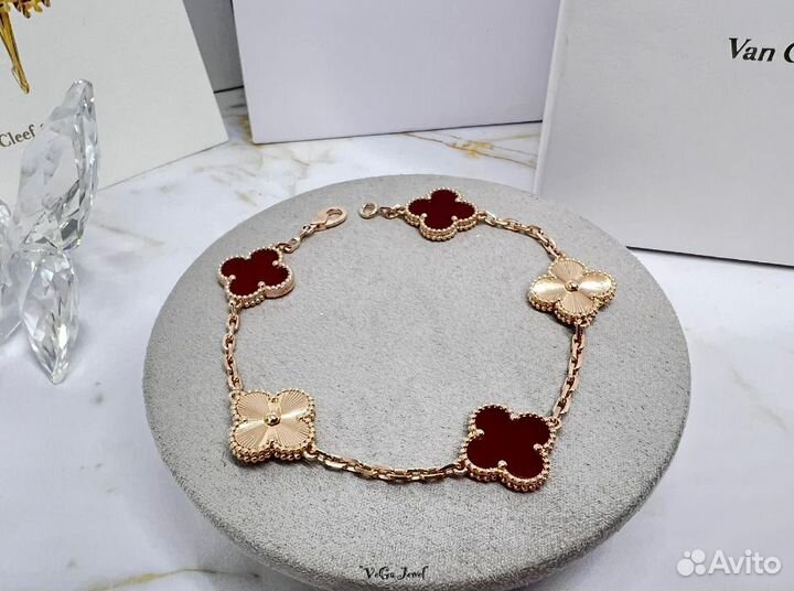 Браслет Van Cleef 18К (ван клиф)