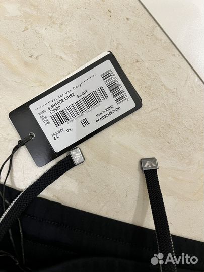 Новые спортивные брюки Emporio Armani оригинал