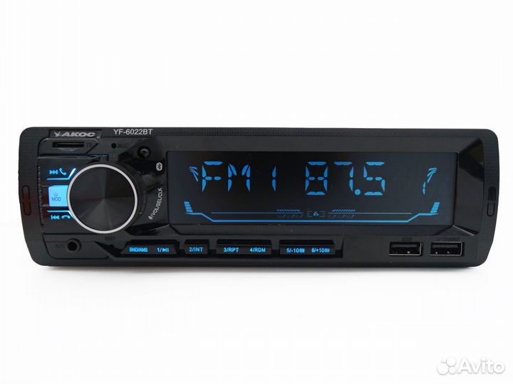 Магнитола 1din Akoc YF-6022 Bluetooth мультируль