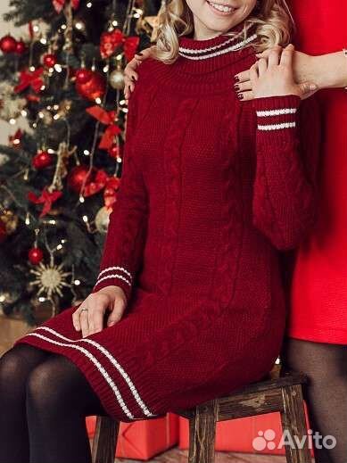 Платье теплое