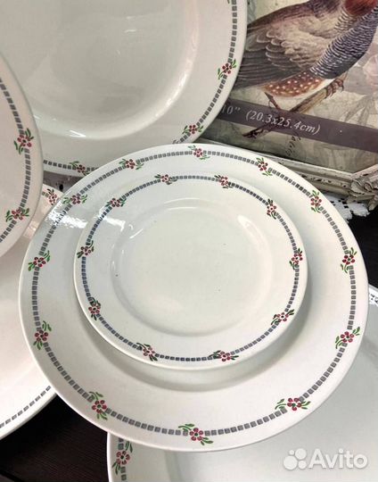 Антикварные тарелки Villeroy&Boch Dresden