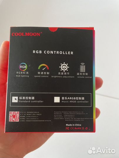 Rgb контроллер для вентиляторов Coolmoon