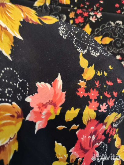 Отрезы крепдешина. Натуральный шёлк