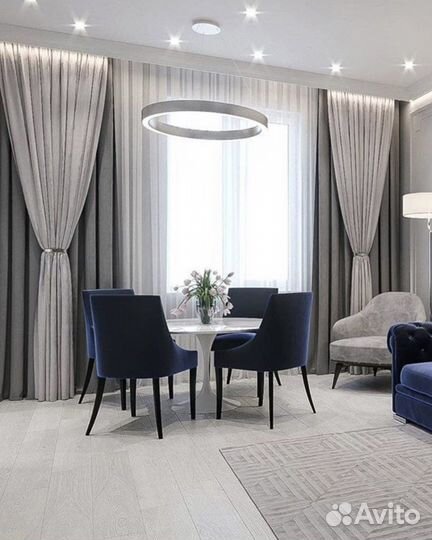 Пошив штор и тюлей под заказ