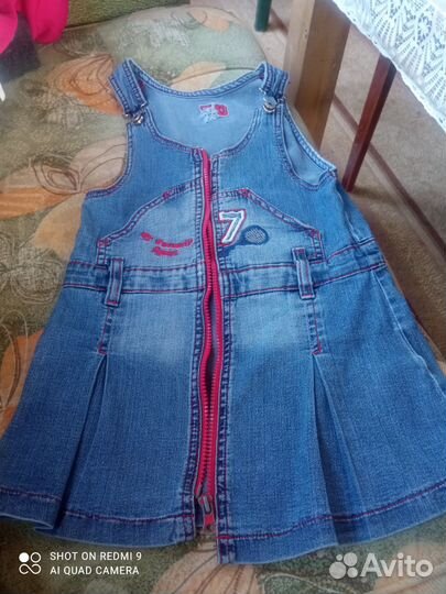 Джинсовый сарафан