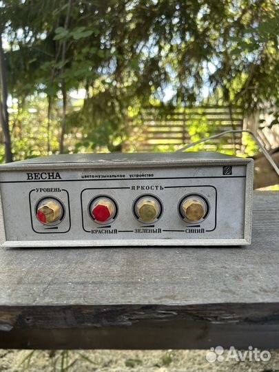 Цветомузыкальное устройство весна СССР