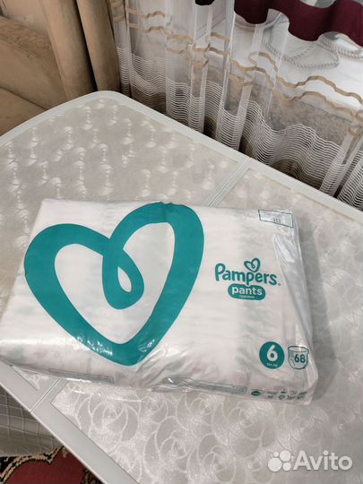 Подгузники трусики pampers 6