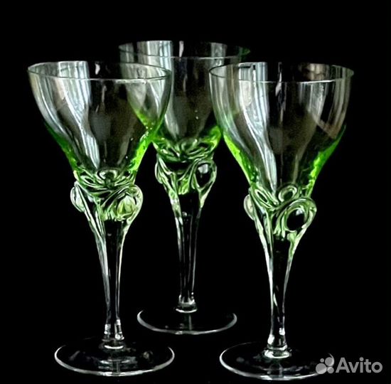 Фужеры Zlata Zuzana Чехословакия