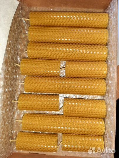 Свечи ручной работы из вощины