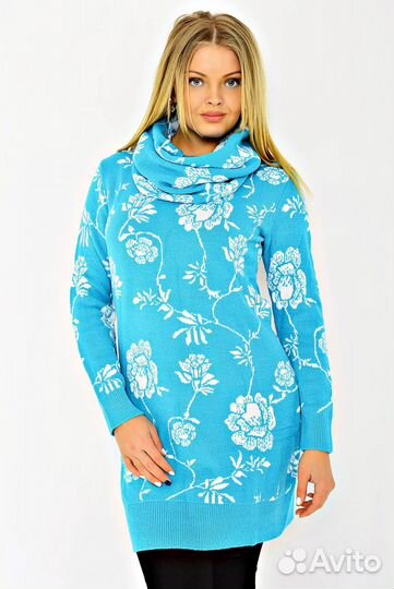 Туника с шарфом