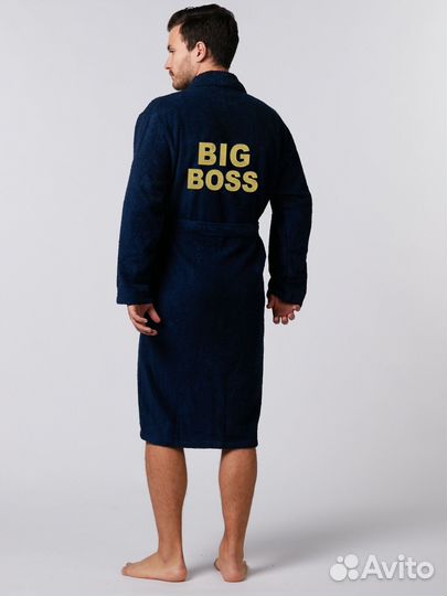 Мужской халат с вышивкой на заказ