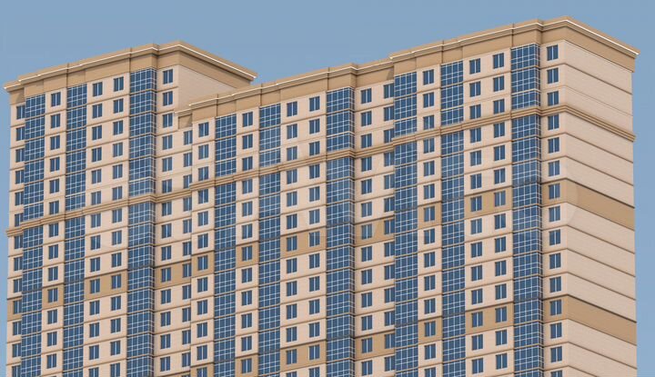 2-к. квартира, 66,4 м², 1/19 эт.