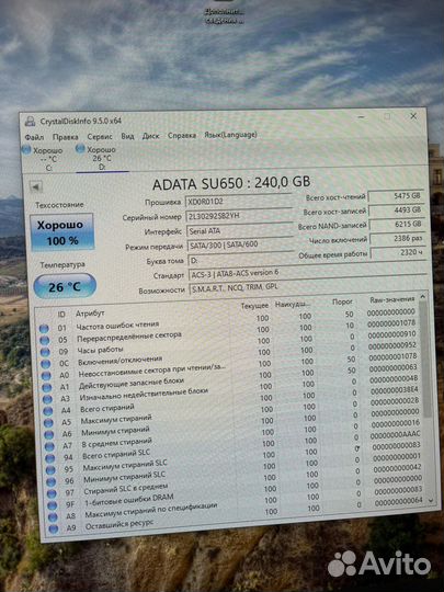 Ssd Adata su650 240gb