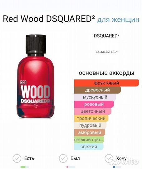 Dsquared2 - Red Wood 100 мл