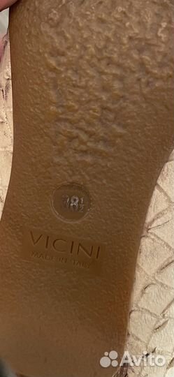 Сапоги vicini кожа 38- 38.5 Италия