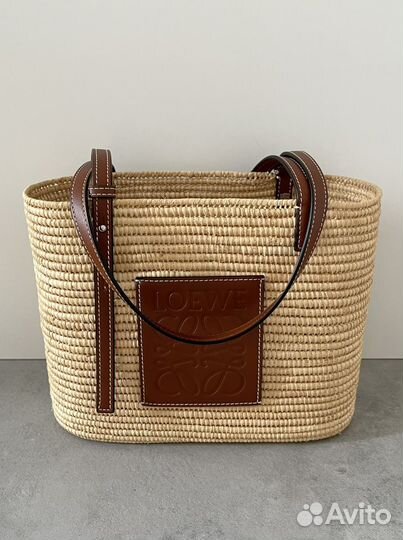 Сумка из рафии Loewe Basket, оригинал