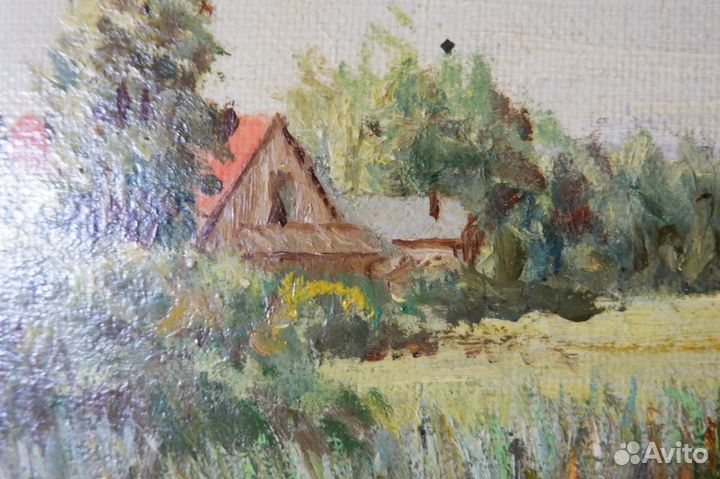 Картина масло В. М. Заверюха 60 x 30 см