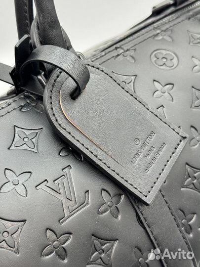 Дорожная сумка Louis Vuitton LV чёрная