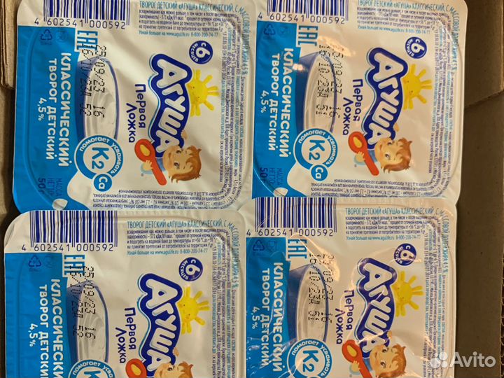 Творожок агуша