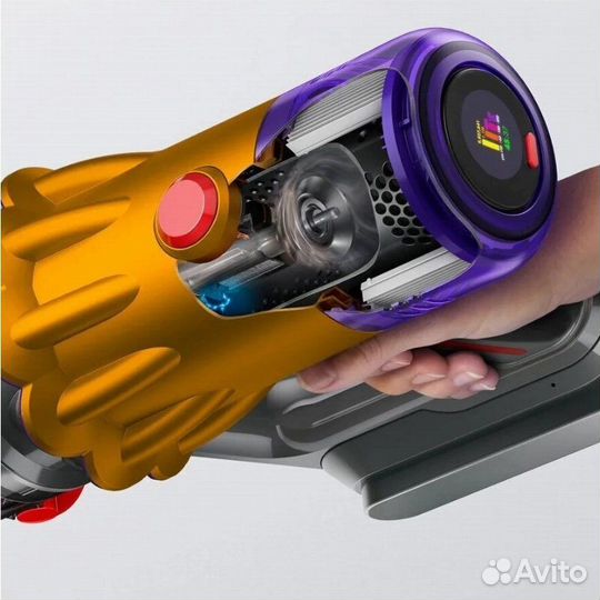 Пылесос Dyson V12 Detect Slim Absolute Yellow/Nick
