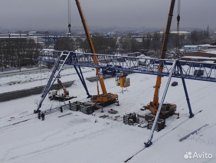 Кран козловой